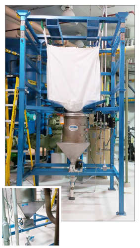 Bulk Bag Unloader and Pneumatic Conveyor | Hapman.com