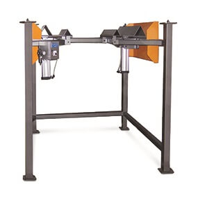 Custom Bulk Bag Unloader breaker bars for breaking agglomerations during the bulk bag unloading process | Hapman.com