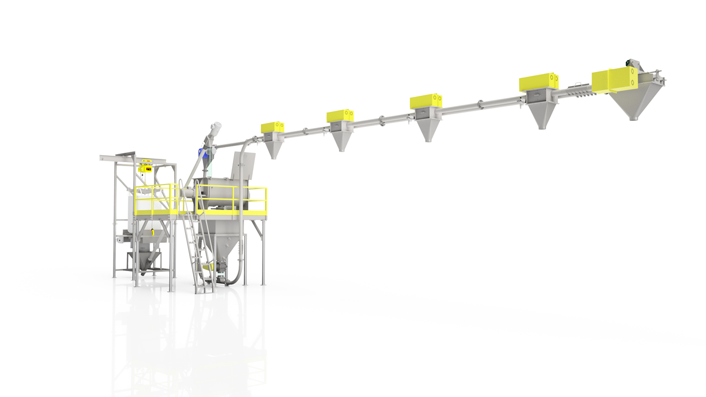 Rendering of Snack Food Production Application